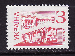 Украина _, 1995, Стандарт, Городской транспорт, Автобус, 1 марка